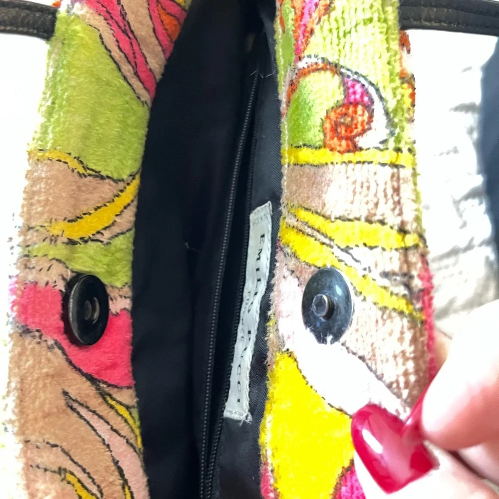 Emilio Pucci Vintage terry cloth hand bag - Picture 13 of 17